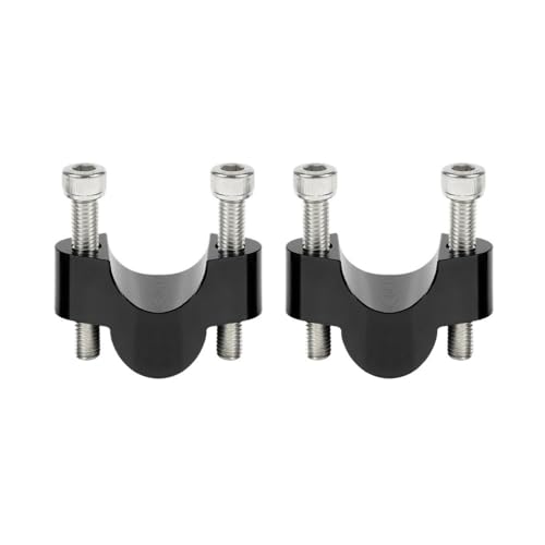 Pince de fixation de guidon 28mm rehausseur universel moto pour pontet de guidon