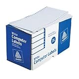 Avery 4076 Dot Matrix Printer Shipping Labels, 1 Across, 2 15/16 x 5, White (Box of 3000) – view 3