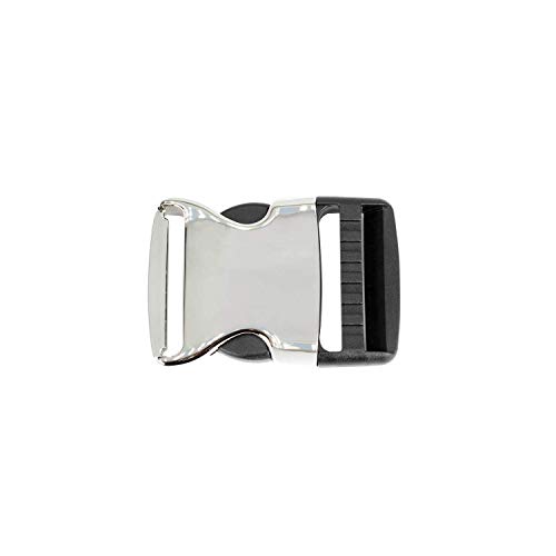 Weddecor Double sided metal and plastic hybrid buckle for quick adjustment of straps