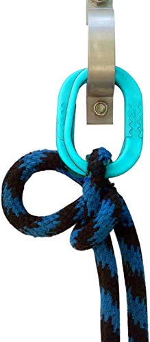 Safety Tie Injuries Preventing Horse Tether Tie, Horse Safety Release Tie Down Clip 2pcs (Turquoise) - Thumbnail 6