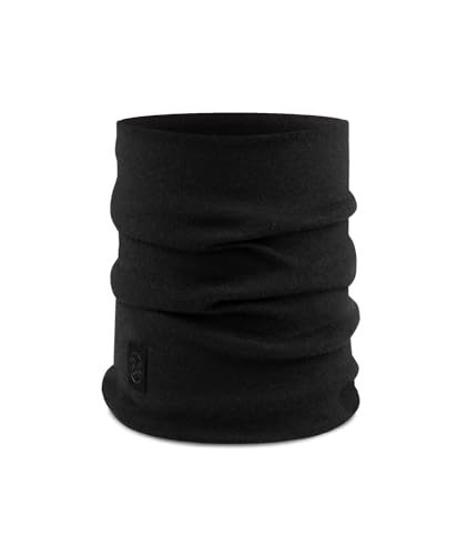 Buff Merino Heavyweight Multifunktionstuch SOLID BLACK