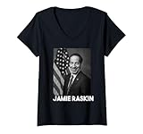 Women's Jamie Raskin for Presdient V-Neck T-Shirt