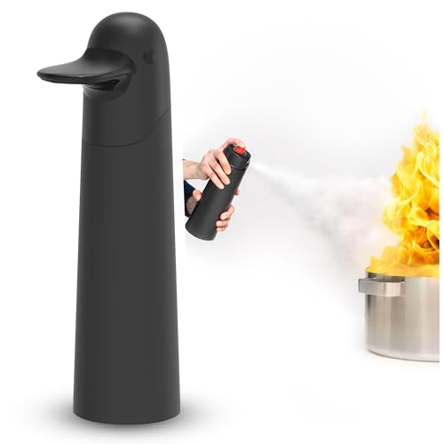 Jalo Oiva Extincteur Maison pour la Cuisine - Petite 700g - Design Scandinave, Noir