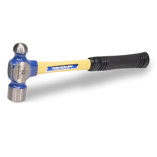 VAUGHAN Ball Pein Hammer 24 oz Fiberglass handle American high carbon steel FS224 VN16410