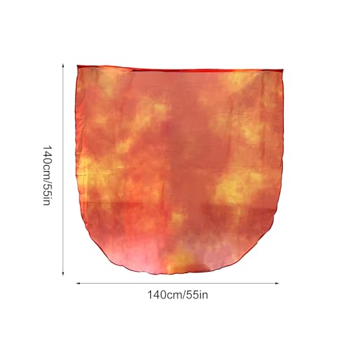 Bandera de adoración de chiffon llama para entrenamiento y actuación 6