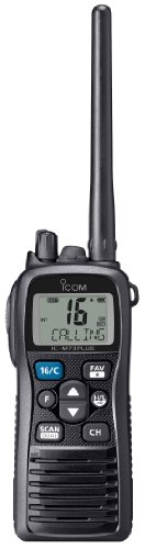 Preisvergleich Produktbild ICOM Transciever Professionelles UKW, Schwarz