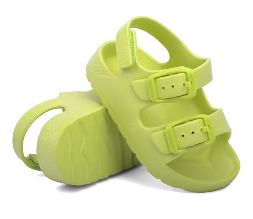 Image of ChayChax Toddler Boys Girls Double Buckle Sandals Children's Adjustable Back Strap Water Sandal