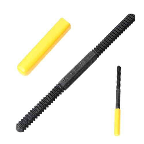 Walopola Fichero de restauración de hilos, juego de archivos de hilo, herramientas de limas de rosca resistentes y inoxidables de acero al carbono, herramienta de reparación de roscas multifuncional,