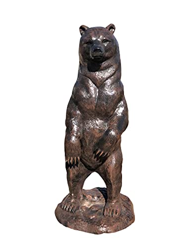 Mjm Tall Standing 5Ft Bear Aluminum Garden Statues #TOP5