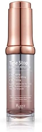 THE PLANT BASE Korean Collagen Serum โ Time Stop Mushroom Ampoule, 76.5% Mushroom Extract & Vegan Collagen Face Serum for Anti-Aging, Firming & Plumping | K-Beauty Award Winner, 1.01 fl oz