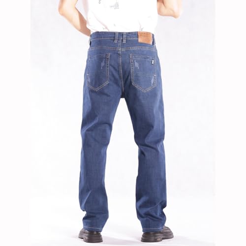 XYGJZ Mens Regular Fit Jeans Big and Tall Denim Pants4