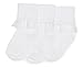 trimfit Little Girls' Lace Wardrobe On Single Cuff Socks 3-Pack