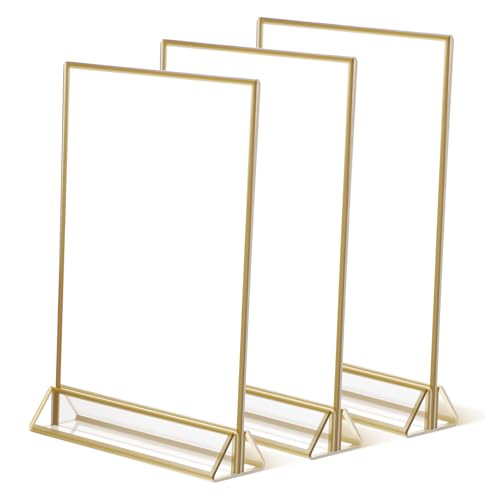 Porte-affiche acrylique premium rigide pour bureaux et magasins