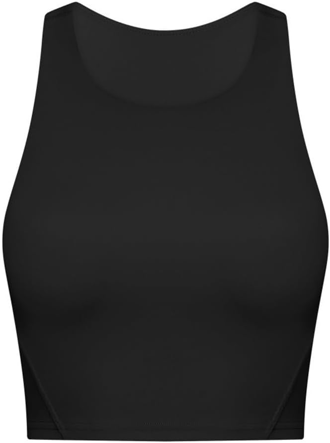 Women's Yoga Vest High-Intensity Shock-Proof Shaping Running Fitness Sports Bra with Padding (Color : Brick red, Size : X-Large)