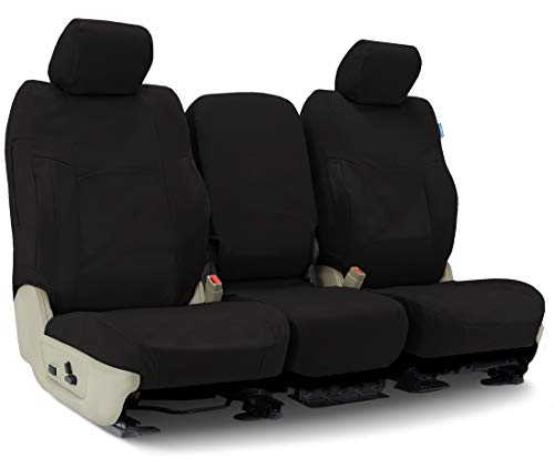 Tailored Seat Covers Poly Cotton Drill Black for 2016-2019 Honda Civic Coupe