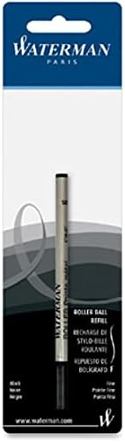 Waterman® Rollerball Pen Refill, Fine Point, 0.5 mm, Black