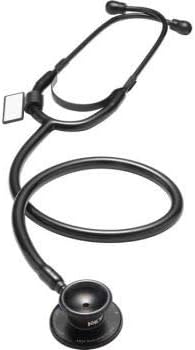 MDF® Dual Head Lightweight Stethoscope - All Black (MDF747-BO)