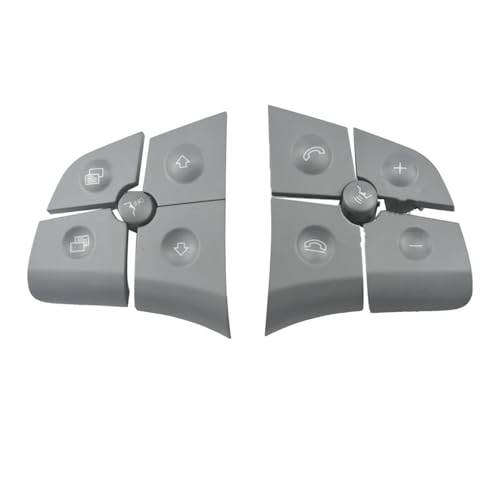 Bouton de volant pour Benz Classe B W245 2008-2011 commutateur gris 10 clés