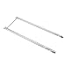 GasSaf Burner Tube Set Replacement for Weber 7507, Spirit S-200, S-210, E-200, E-210, Spirit 500, Spirit 500LX, Genesis Silver A Grill Parts, 27 inch 304 Stainless Steel Gas Grill Burner Tube Kit