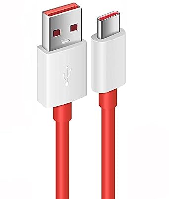 KP TECHNOLOGY OnePlus Dash Fast Charge Cable for OnePlus 13 / 13R / Nord 4 / Pad 2 / CE4 5G / Pad Go / 12 12R / CE 3 / 11 10T / CE 2 / 2T 10 Pro 8 9 Pro 8 7T 7 6T 5