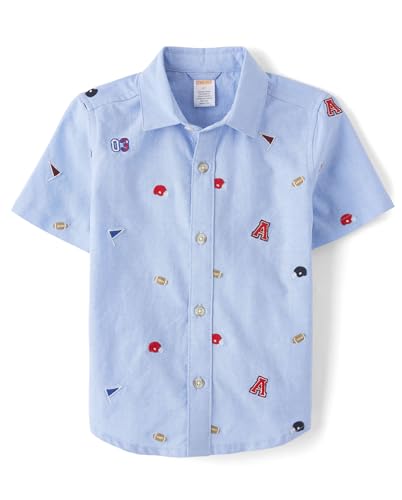 Image of Gymboree,Matching Family Short Sleeve Button Up Shirt