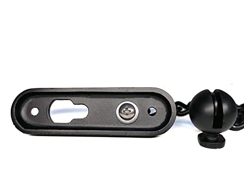 V-CORME Door Chain Lock, 3mm Extra-Thick Ss304 Stainless Steel Solid Door Security Chain Guard, Heavy Duty Door Chain for Inside Door (Black)