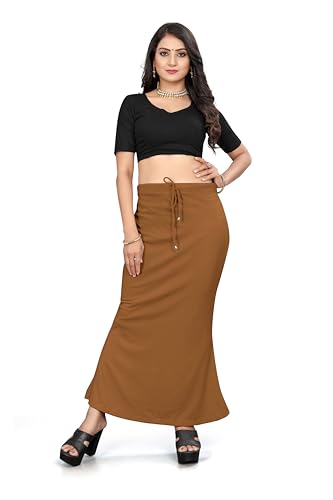 Image of Yashika Present Lycra Saree Shapewear Petticoat for Women||Straight Fit Petticoat Saree Silhouette Shape Wear Dress for Saree|| AZ-YS-OG-SHAPER-P