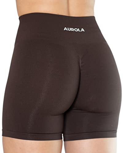 Image of AUROLA Intensify Workout Shorts for Women Seamless Scrunch Short Gym Yoga Running Sport Active Exercise Fitness Shorts