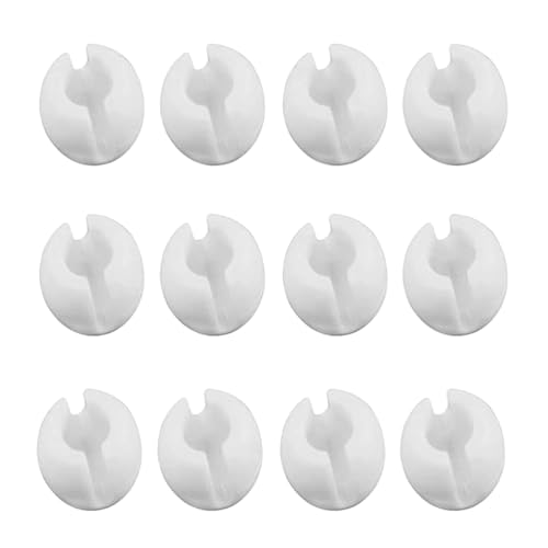 OUNONA Topes De Cadena De Cuentas para Persianas Enrollables 12 Accesorios Plásticos para Cortinas Fácil Instalación Ajuste Preciso para Hogar