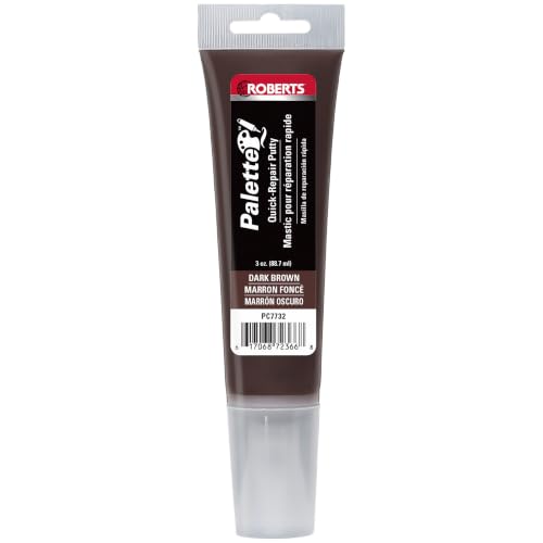 Roberts Palette Quick-Repair Putty for Wood, Laminate &amp; Vinyl - Dark Brown