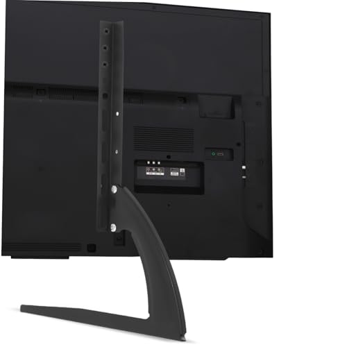 Support TV réglable pour salon moderne socle de table élégant pour écran LCD - 4
