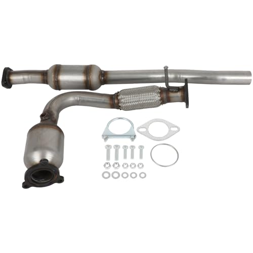 SCITOO 16581 54850 Front and Rear 2PCS Catalytic Converter Fit