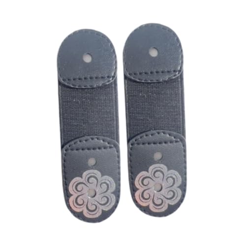 APLVFFZH Correas de Encaje de Patinaje de 2 Piezas de 2 Piezas, protección de Cordones de Botas de Patinaje, Suministros, Cobertura portátil para capacitación, Negro