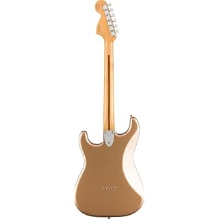 Fender Limited Edition Vintera ’70s Stratocaster Hardtail PF Firemist Gold – Guitare Électrique - Les Beatles, Paul McCartney, John Lennon, RIngo Starr, George Harrison Fender Limited Edition Vintera '70s Stratocaster Hardtail PF Firemist Gold - Guitare Électrique – Image 2