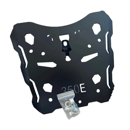 Porte-bagages arrière 350E en alliage supérieur, plaque de support moto haute rigidité
