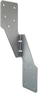 Herbert-fty Strong tie Brackets H2.5A Heavy Duty Galvanized Hurricane Tie 25ct Hurricane Straps Widely Applicable Rafter Ties (50pcs)