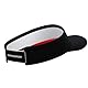 Compressport Unisex Visor Visier, Schwarz/Rot (Mehrfarbig), Einheitsgröße