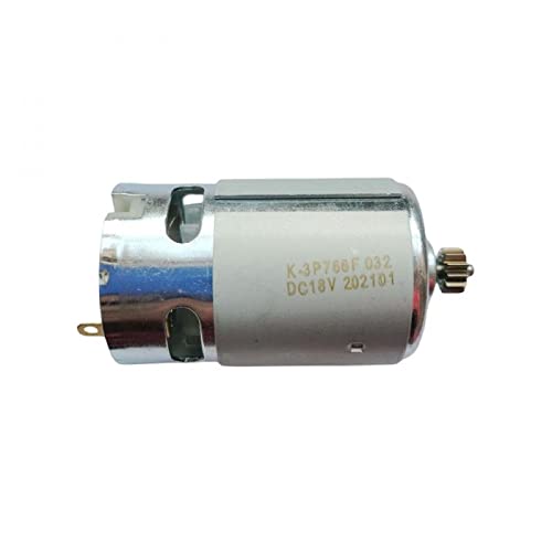 Moteur RS550 DC 18V puissant avec pignon engrenage 13 dents de rechange