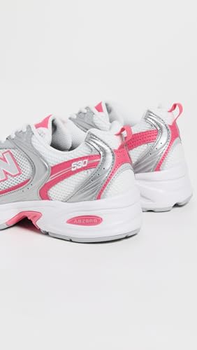 New Balance New Balance Unisex 530 Silver Metallic/Dragon Berry (Men 5.5 Medium Women 7 Medium)