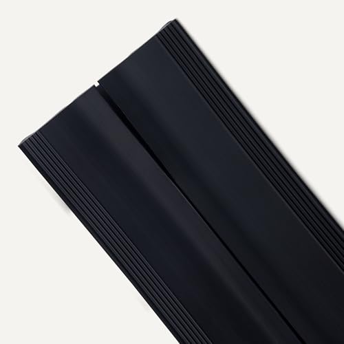 Image of Amazon Basics Floor Cord Cover, 6ft Length, 2.6 inch Diameter, Cable Protector, Black (Pack of 2)