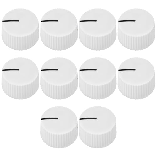 Boutons de contrôle pour haut-parleur 6,4mm blanc pour réparer un potentiomètre lâche