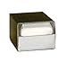 Vollrath Napkin Dispenser, counter type, 11-3/4"D x 8"W x 6"H, for napkins 5" x 6-1/2" & 5-1/4" x 6-1/2", chrome plated plastic face, overload protection, extra-deep drawer, molded interior, walnut, 6512-12