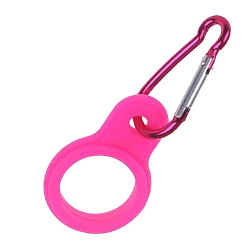 Clip mit Schnalle für Wasserflasche – Leichter Silikonhalter, externer Ringverbinder | Haken für Tragbares Karabiner-Armband für Reisen, Rucksacktouren zum Aufhängen