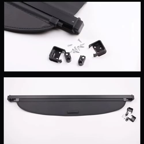 Cubierta de carga retráctil con cortina de seguridad para Mitsubishi RVR 2