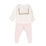  CALAMARO 8033-17522-ROSA-1M - Conjunto Polaina bebé bebé-niños Color: Rosa Talla: 0-3 Meses