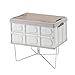 FytStycale Portable Cooler Stand for Ice Box and BBQ Activities, Silver