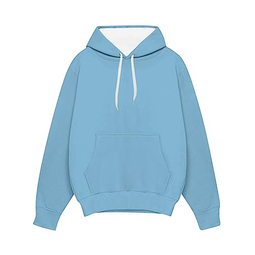 WENKOMG1 Mens Casual Hoodies,Lost Without Me Printed Sweatshirt Basic Winter Fall Pullover Long Sleeve Trendy Pullover4