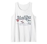Ce design cool vintage malibu beach california surf pour homme et femme est l'idée cadeau ou souvenir parfait pour les surfeurs filles et garçons.