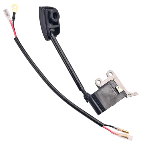 Latuwa Bobine d'allumage 588 14 12-01, 588 14 15-01 pour débroussailleuse Husqvarna 525ECS 525ES 525HF3S 525L 525LK 525LS 525LST 525LX 525PT5S 525RJD 525RJX...