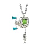 Gioiello versatile e accessorio da portare ogni giorno: più di una semplice collana, la collana con mini mulinello da pesca è progettata con un pratico anello portachiavi, che consente di indossarla con stile o di attaccarla allo zaino o alle chiavi, mostrando la propria passione per la pesca nella vita di tutti i giorni.
